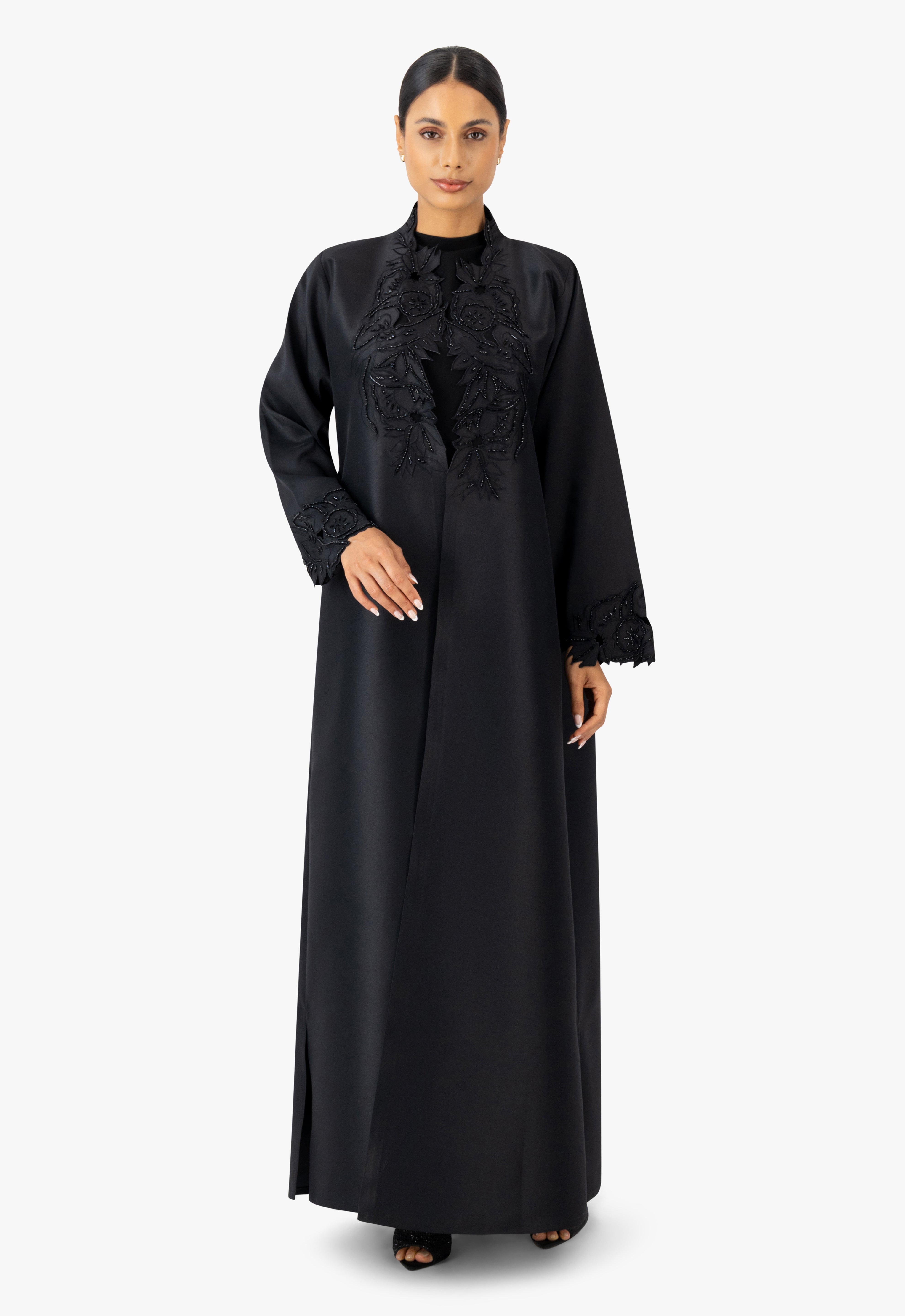 Black Abayas,Embroidered Abayas,Occasion Abayas,Handwork Abayas,