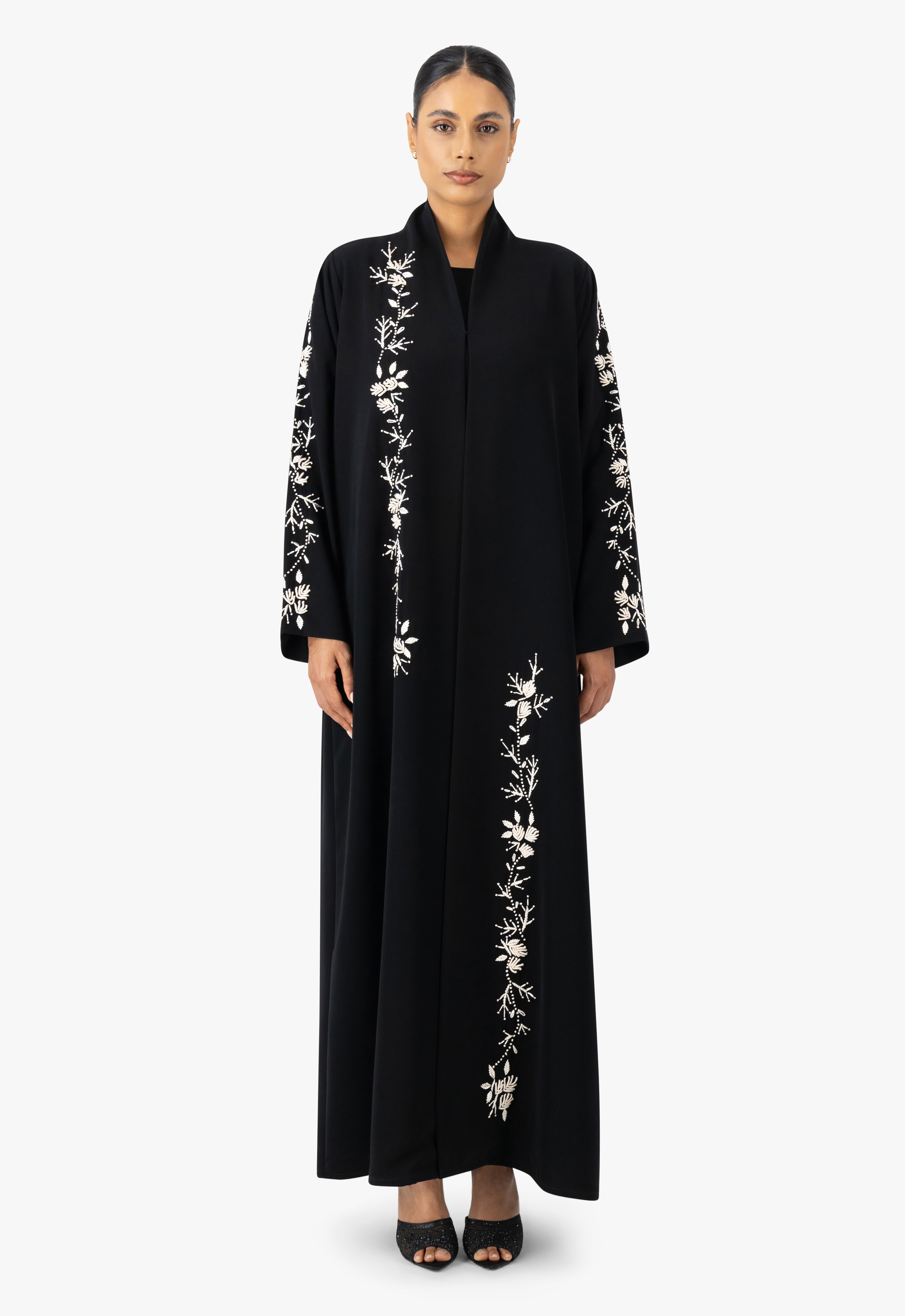 Black Abayas,Embroidered Abayas,Occasion Abayas,Handwork Abayas,