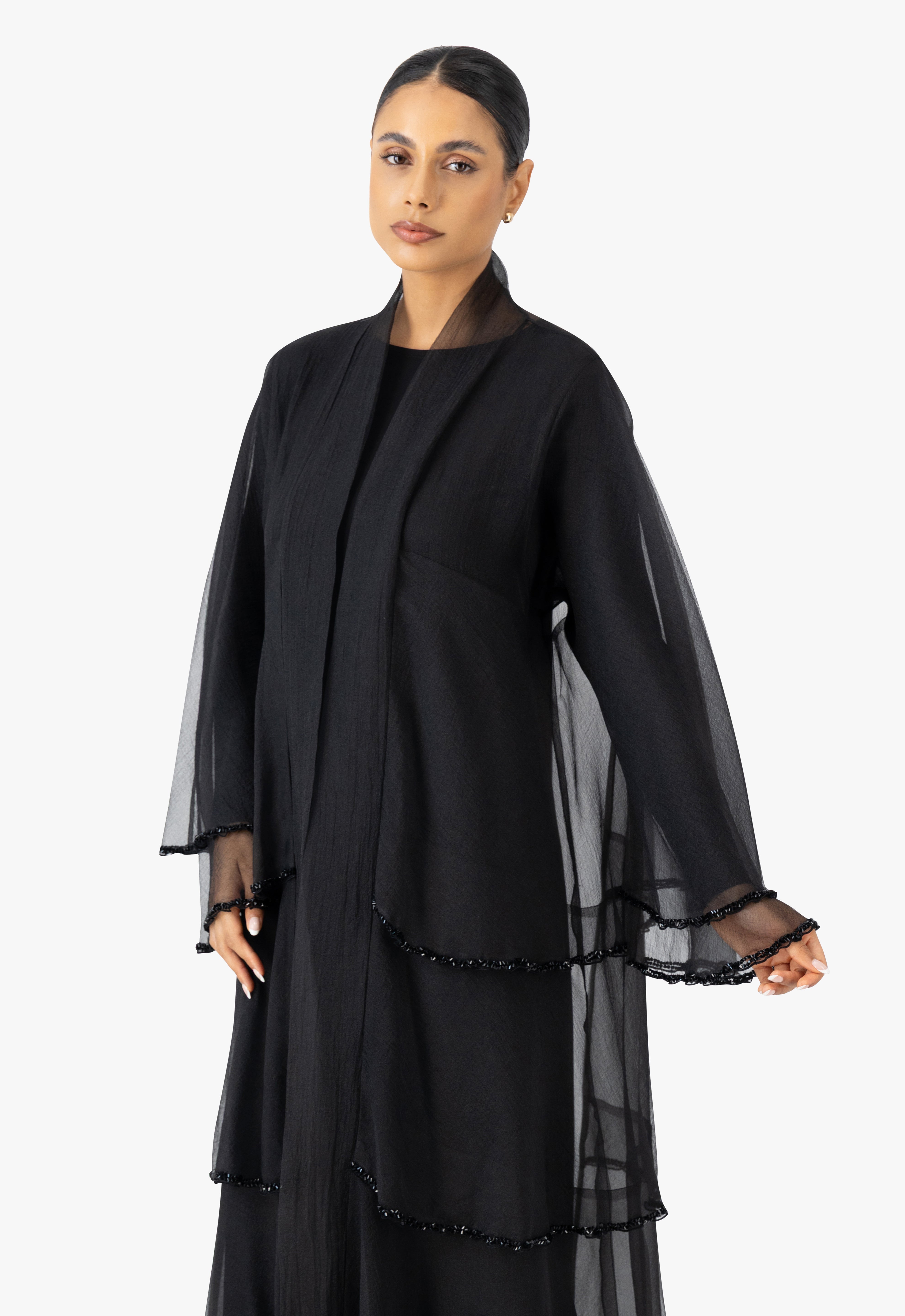 Black Abayas,Embroidered Abayas,Occasion Abayas,Handwork Abayas,