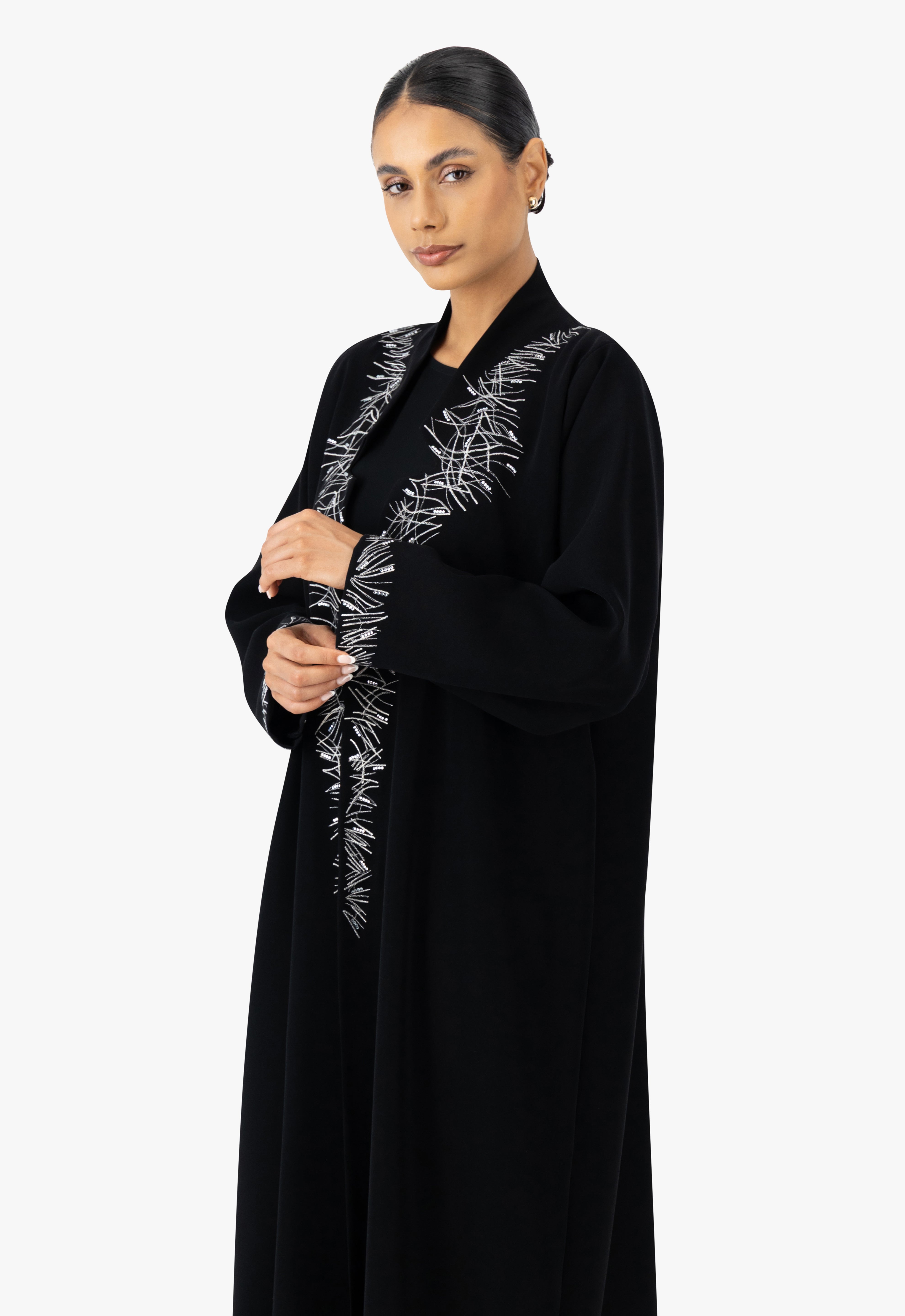 Black Abayas,Embroidered Abayas,Handwork Abayas,