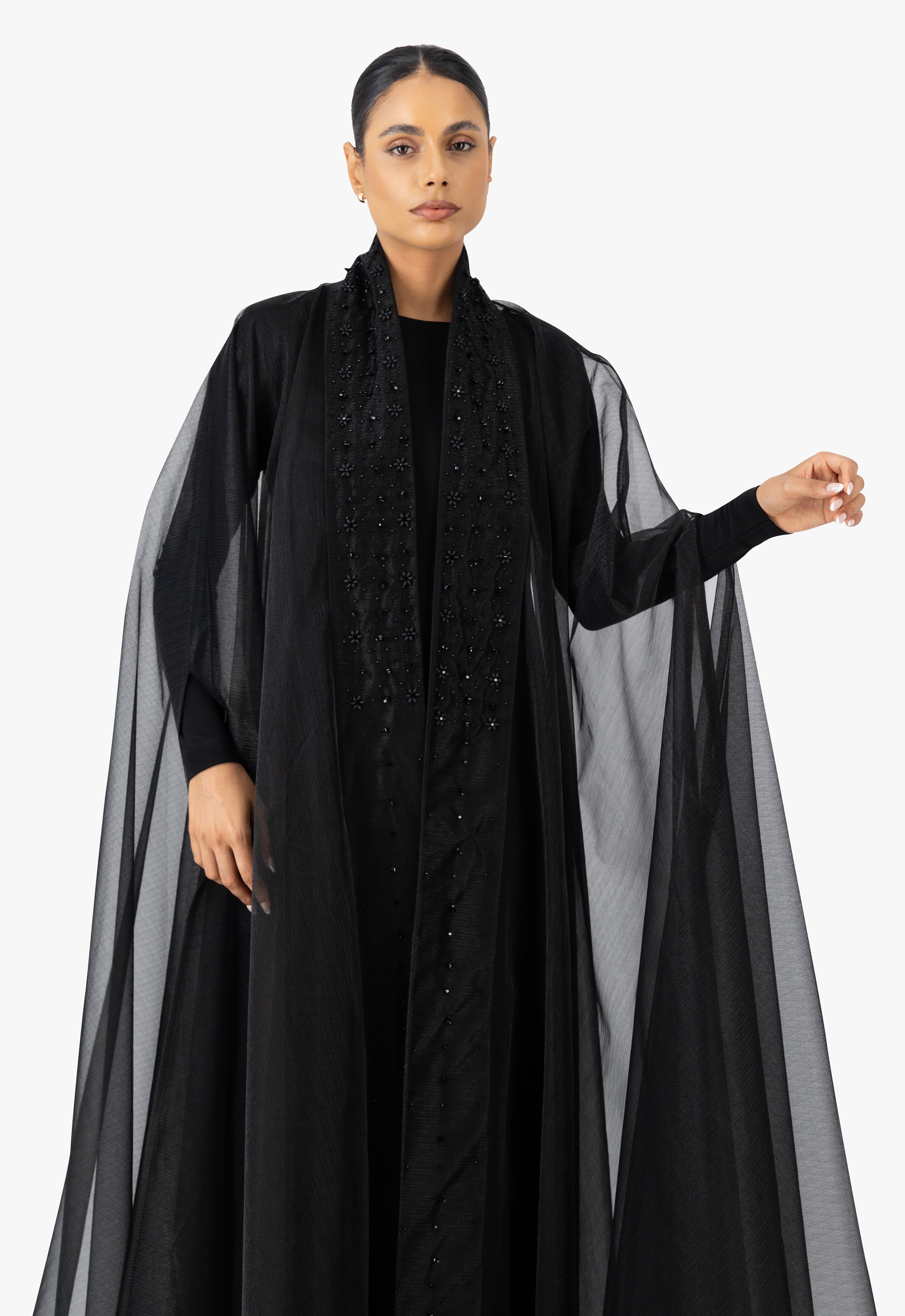Black Abayas,Embroidered Abayas,Occasion Abayas,Handwork Abayas