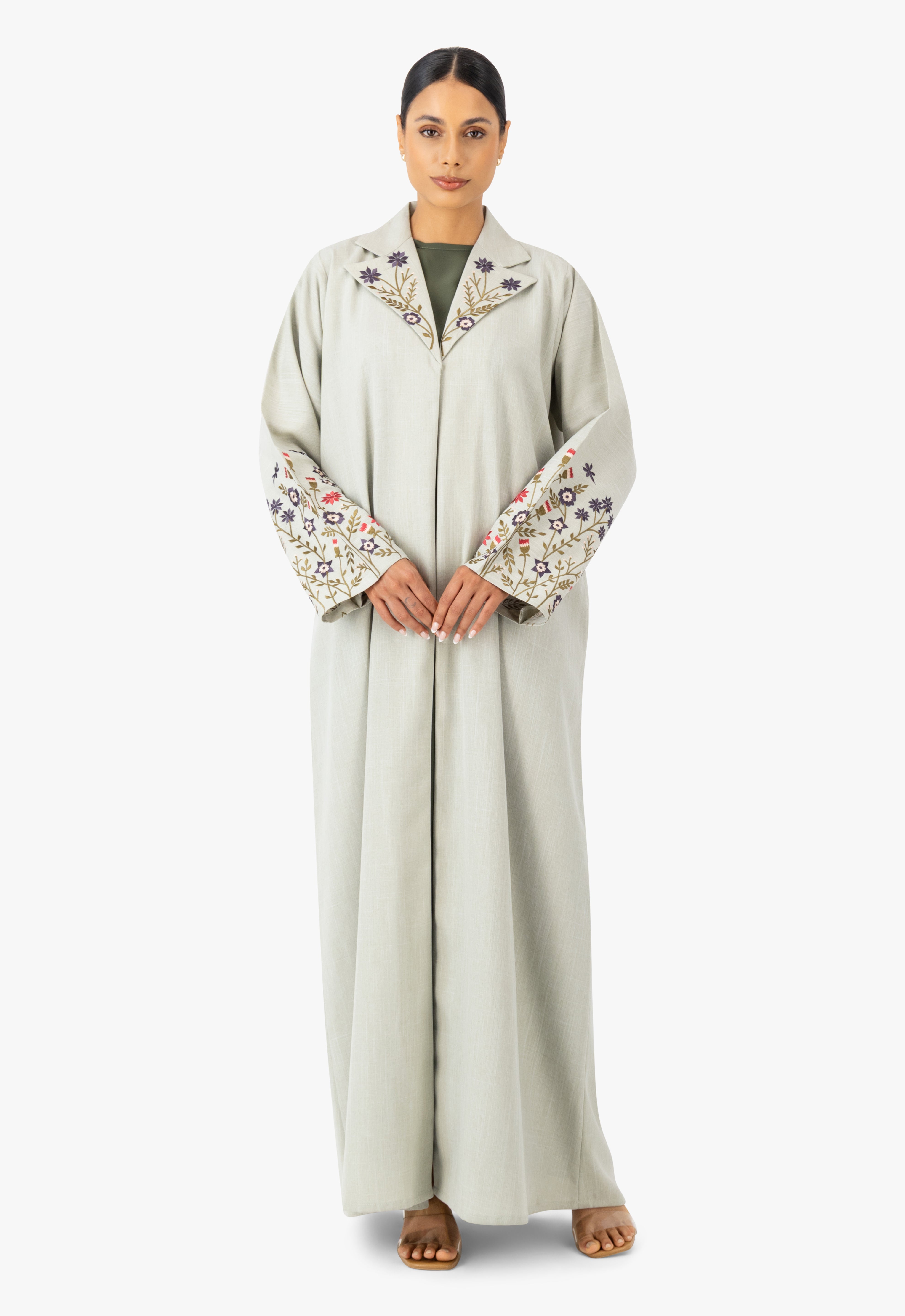 Colored Abayas,Embroidered Abayas