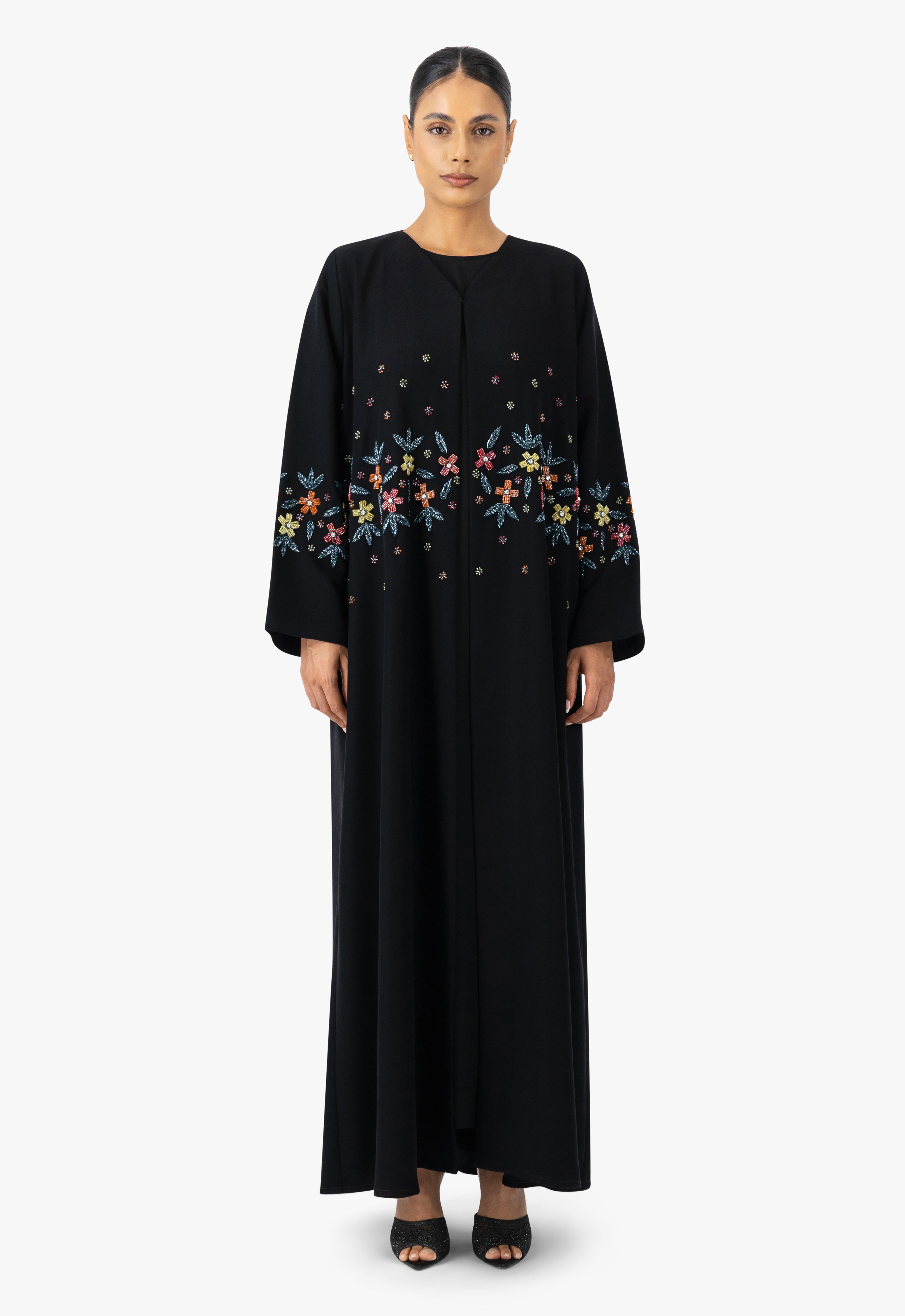 Black Abayas,Occasion Abayas,Handwork Abayas,