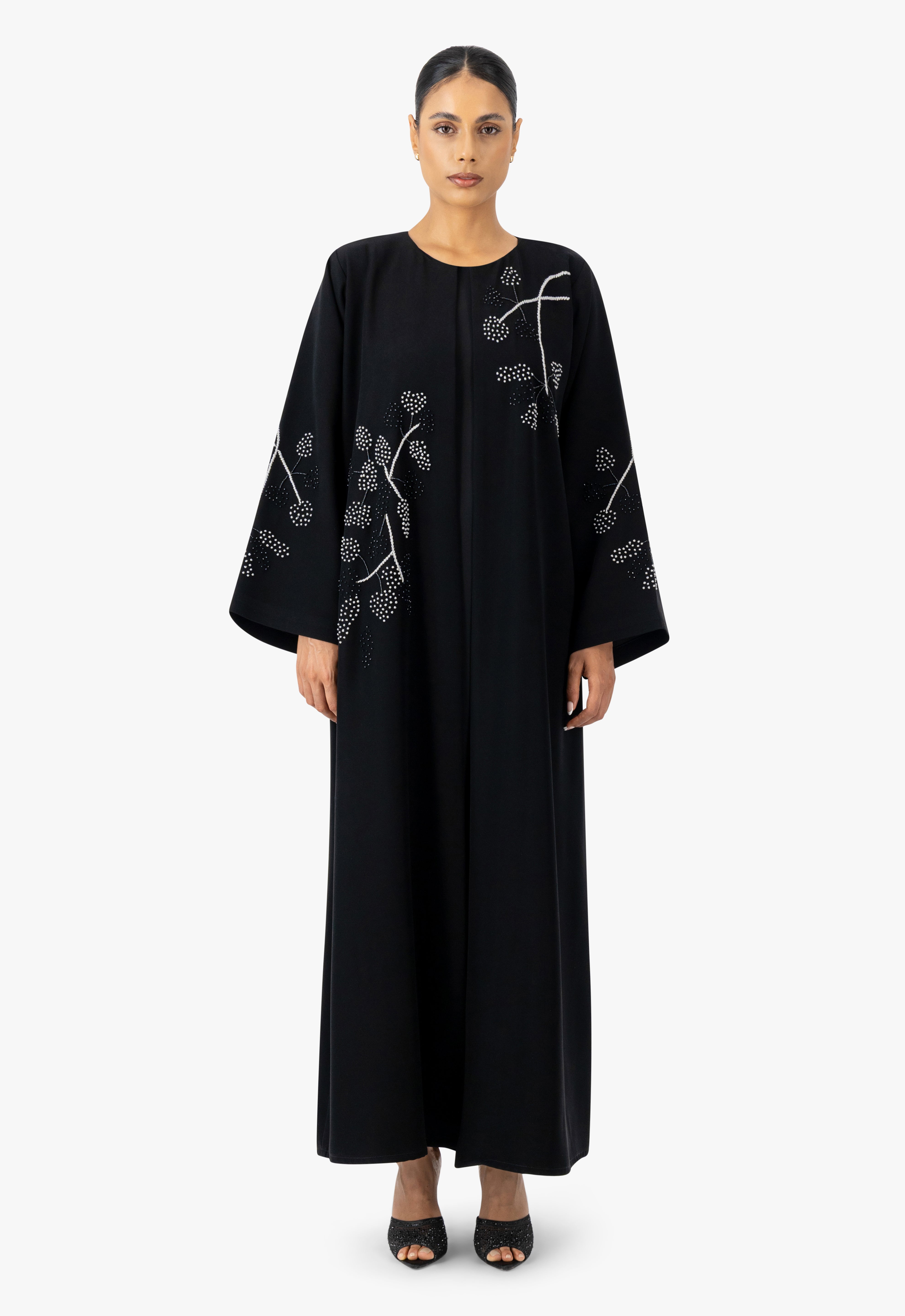 Black Abayas,Embroidered Abayas,Occasion Abayas,Handwork Abayas,