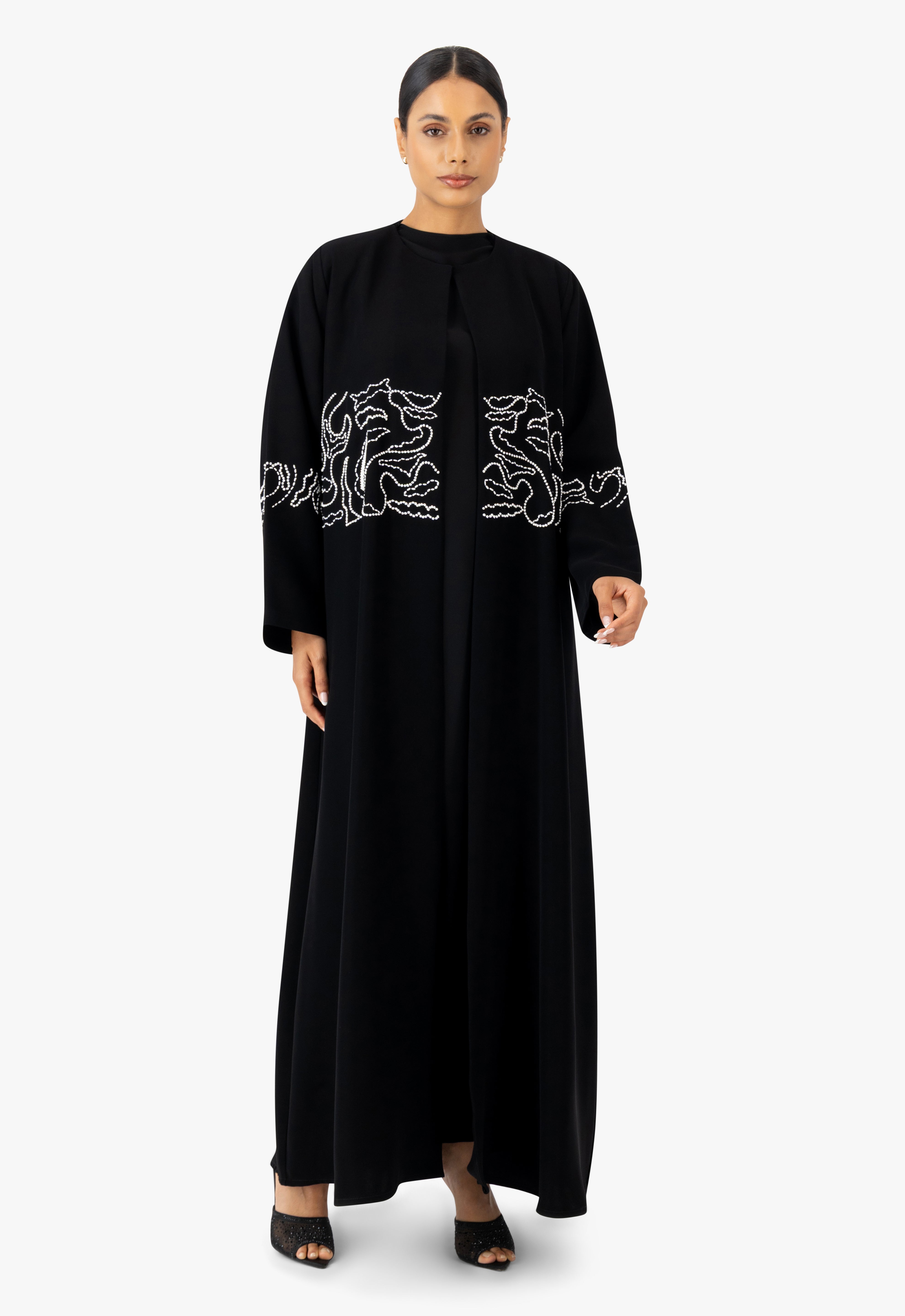 Black Abayas,Occasion Abayas,Handwork Abayas,