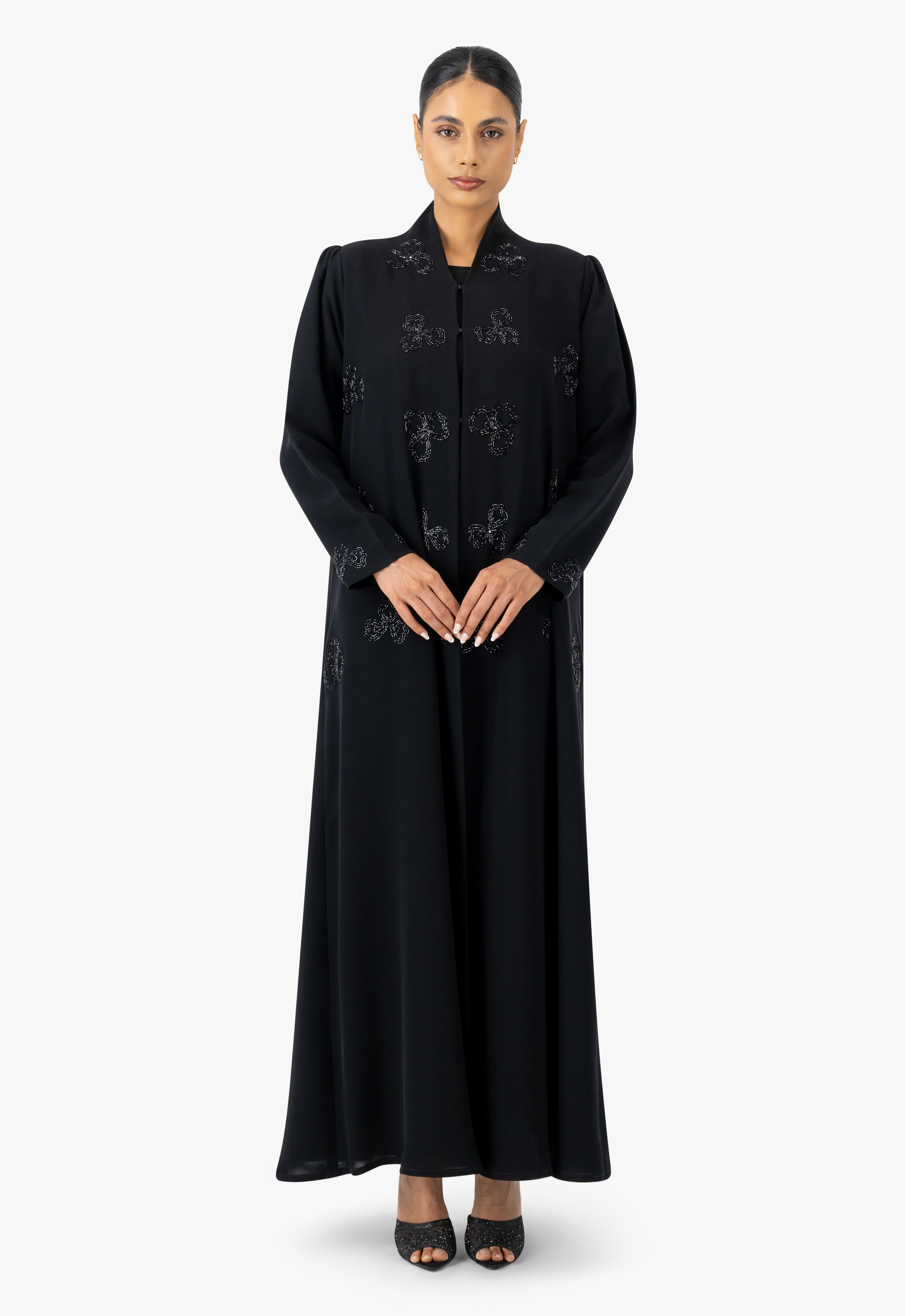 Black Abayas,Occasion Abayas,Handwork Abayas,