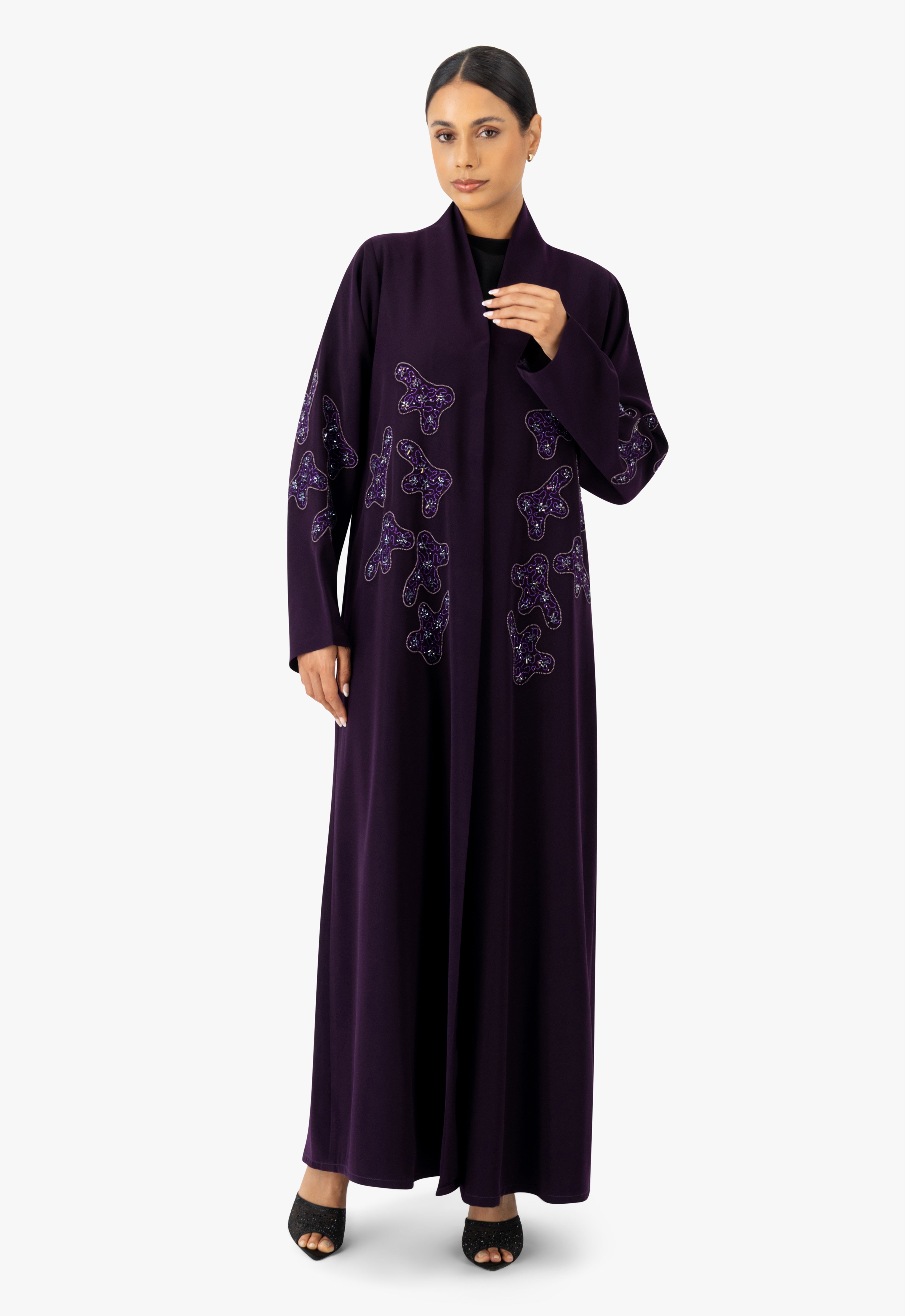 Colored Abayas,Embroidered Abayas,Occasion Abayas,Handwork Abayas,